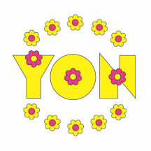 Yon in Flores Yellow Cut Out
