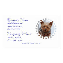 Yorkie Business Cards
