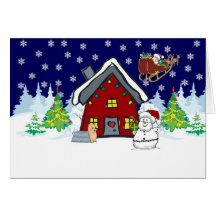Yorkie Country Christmas Card