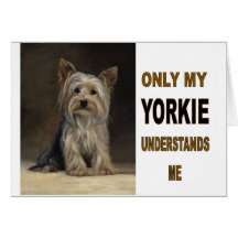 YORKIE GREETING CARDS