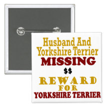 Yorkie & Husband Missing Reward For Yorkie Pin