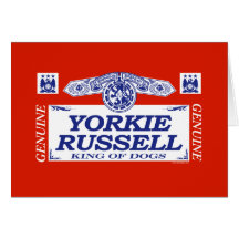 Yorkie Russell Greeting Card