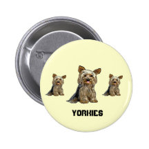 Yorkies Button