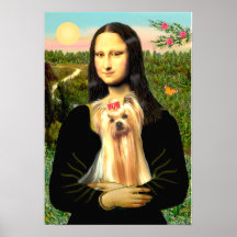 Yorkshire Terrier 1 - Mona Lisa Poster