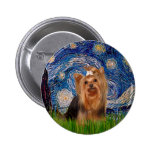 Yorkshire Terrier 7 - Starry Night Buttons