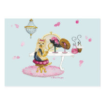 Yorkshire Terrier Boudoir Business Cards