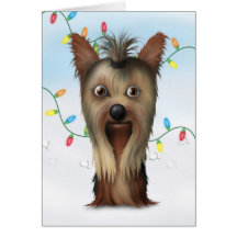 Yorkshire Terrier Christmas Cards