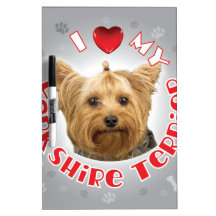Yorkshire Terrier Dry-Erase Whiteboard