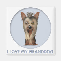 Yorkshire Terrier Granddog Magnets