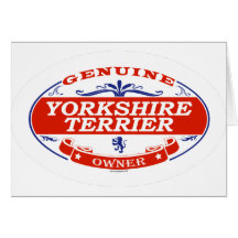 YORKSHIRE TERRIER_ GREETING CARD