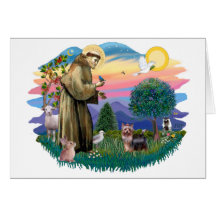 Yorkshire Terrier (stand) Greeting Card