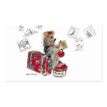 Yorkshire Terrier Travelling Business Card Templates
