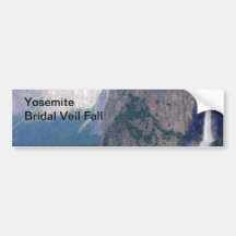 Yosemite Bridal Veil Fall Bumper Stickers
