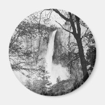 Yosemite Bridal Veil Falls Vintage California Refrigerator Magnet
