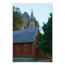 Yosemite Chapel Photographic Print