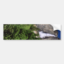 Yosemite Falls Sideways Bumper Sticker