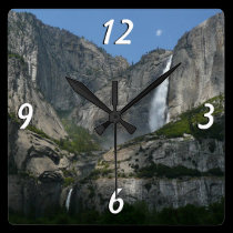 Yosemite Falls Wall Clock wall clocks