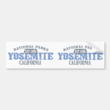 Yosemite National Park Bumper Sticker