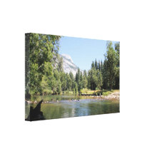 Yosemite National Park mountain creek canvas print