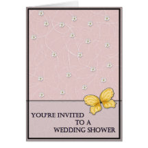 You're Invited To A Wedding Shower Card