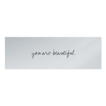 you are beautiful. business cards