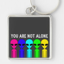 You Are Not Alone Keychain
