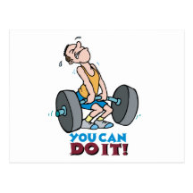 You Can Do It -Word Play Postcard