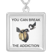 YOU CAN STOP THE ADDICTION PERSONALIZED NECKLACE