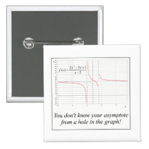 You don't know your asymptote... pin