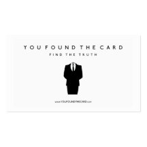 You Found The Card Business Card Template