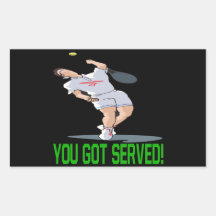 You Got Served Rectangular Stickers