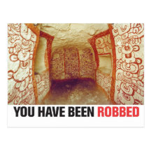 You Have Been Robbed postcard (Guatemala)