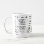 You know you’re an ER nurse when… Mug