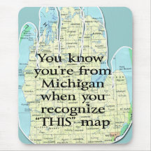 You Know You're From Michigan When Mousemats