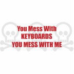 You Mess With Keyboards You Mess With Me Photo Sculpture