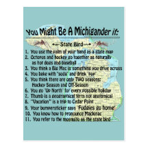 You Might Be A Michigander If: Post Cards