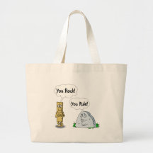 You Rock, You Rule Canvas Bag