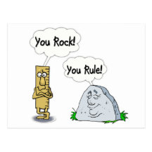 You Rock, You Rule Post Card