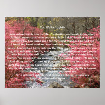 You Walked Lightly Print