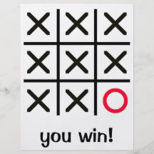 you win! flyer