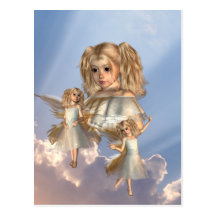 Young Angels  Postcard