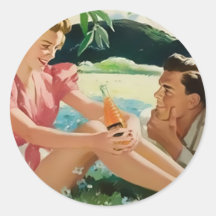 Young couples sticker
