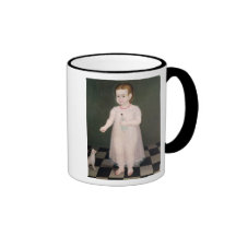 Young Girl with a Doll, 1838 Coffee Mug