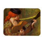 Young Spanish Woman by Renoir, Impressionism Art Magnets