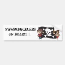 Young Swashbucklers Bumper Stickers