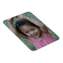 Your baby on a premium flexible magnet