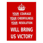 Your Courage Will Bring Us Victory. Best Price Postcards
