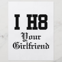 your girlfriend custom flyer