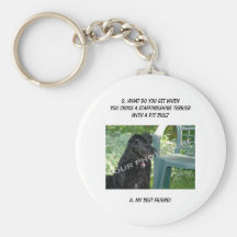Your Photo! Best Friend Staffordshire Terrier Mix Key Chain