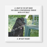Your Photo! Best Friend Staffordshire Terrier Mix Magnet